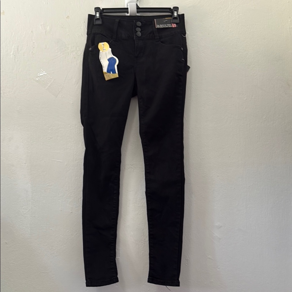 Hailey Women’s Jeans Size 1/25 Black Denim Skinny Stretch Girls Junior NWT